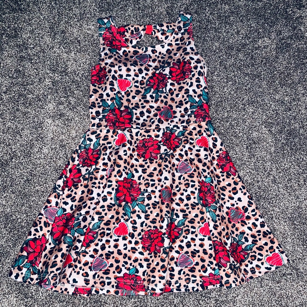 Girls Leopard Dress